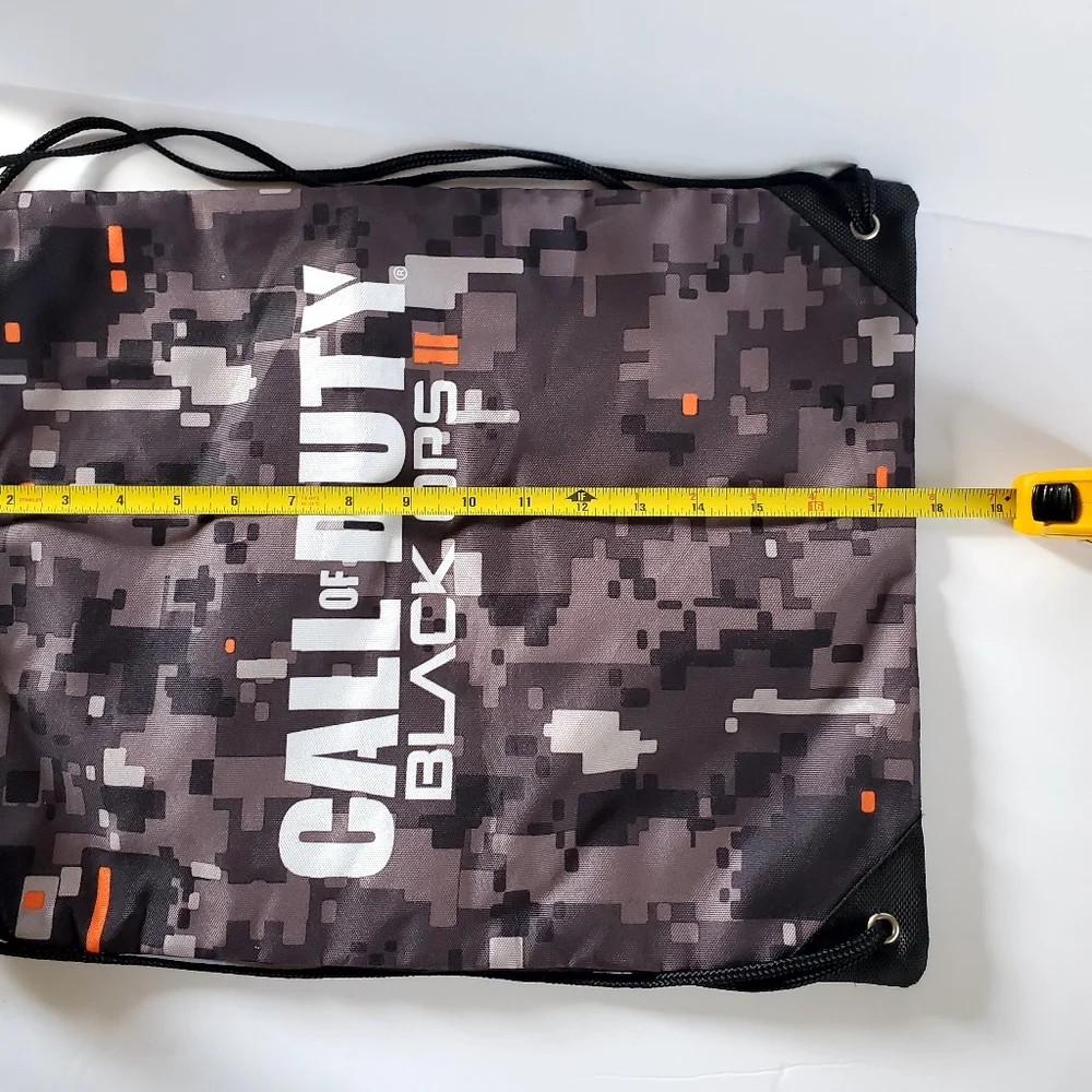 Black Ops Camouflage Drawstring Backpack
